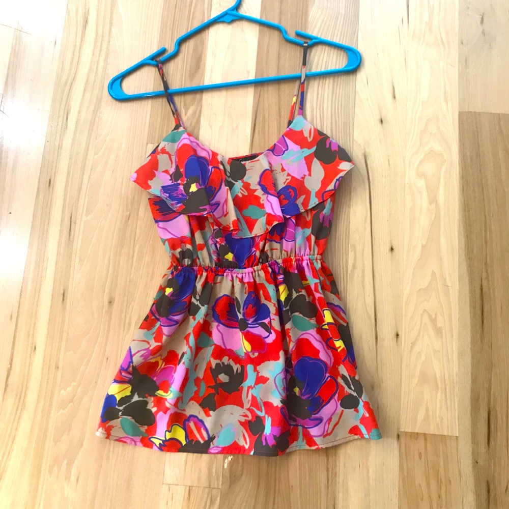 Lightweight floral summer tank